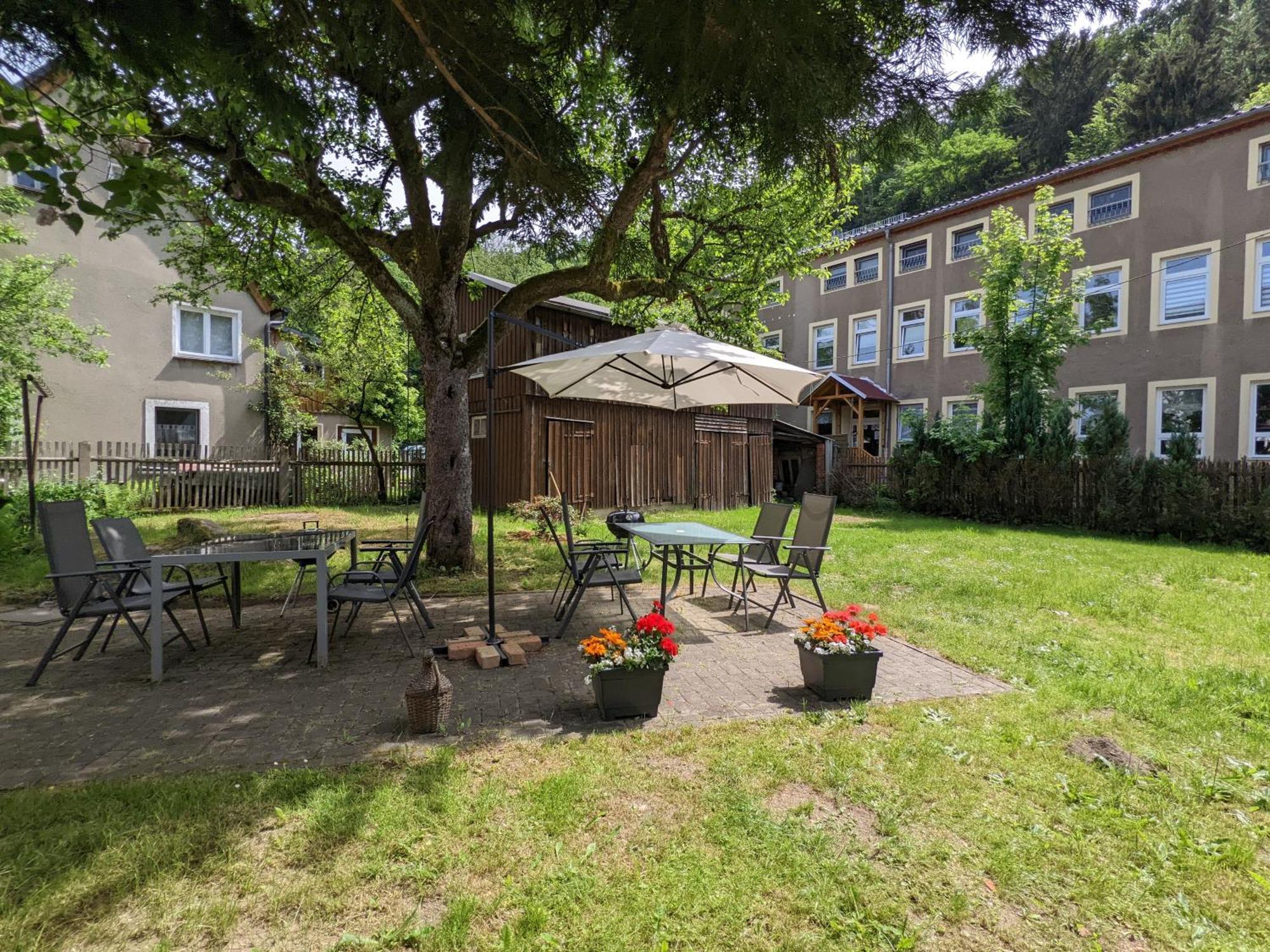 H2 - Urlaubsmagie - Garten, Pool, Terrasse, Grill Sebnitz Buitenkant foto